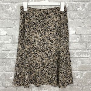 Bcbgmaxazria Swirl Print Skirt